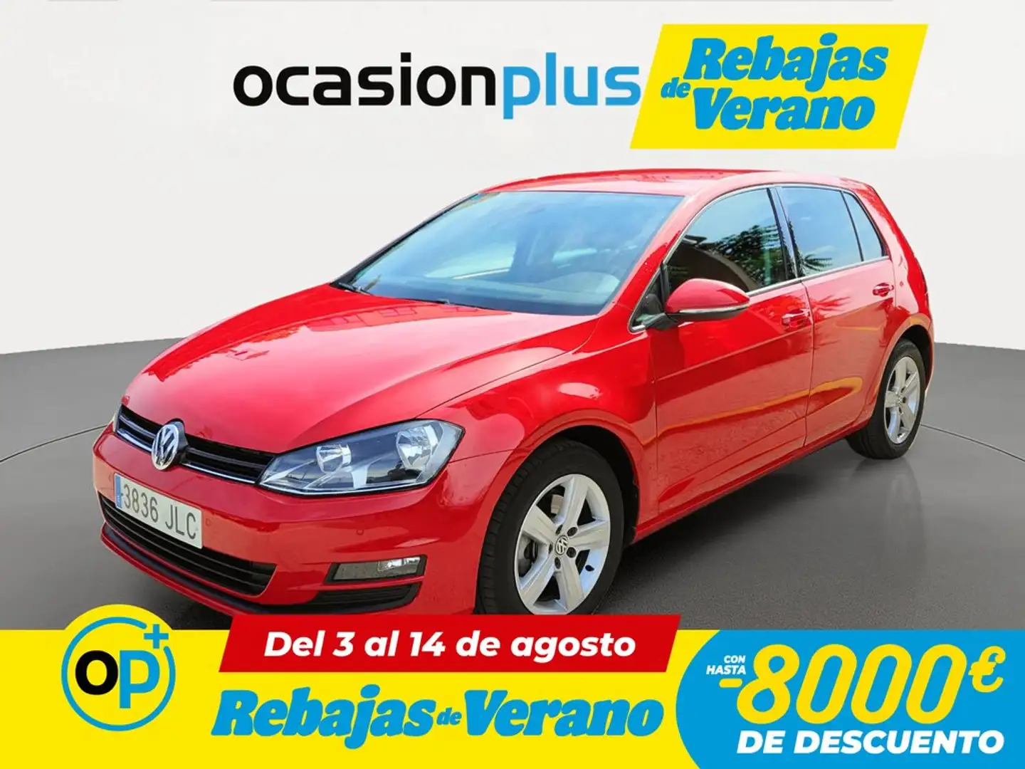 Volkswagen Golf 1.4 TSI BMT Advance DSG 125 Rojo - 1