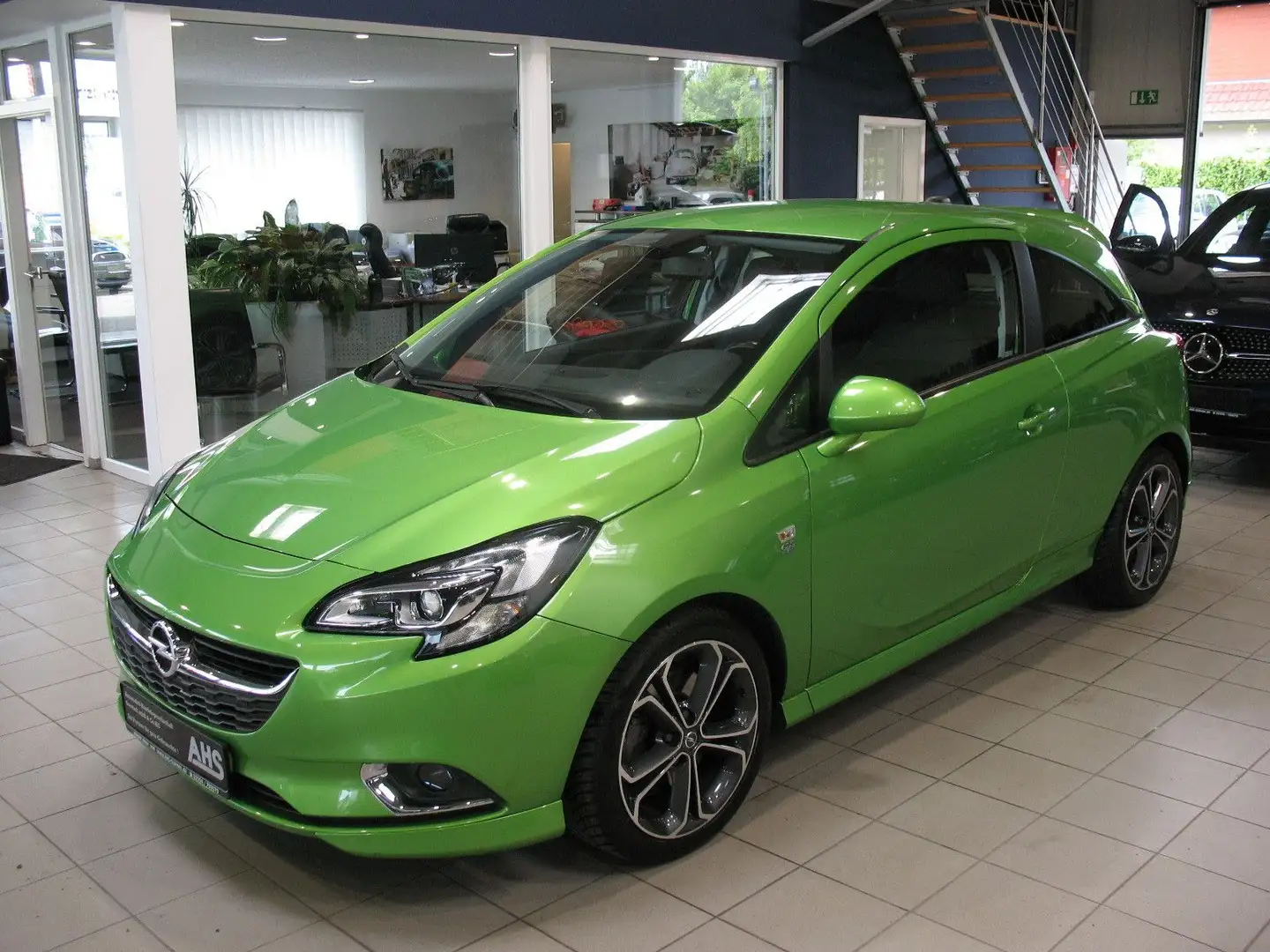 Opel Corsa 1.4 Turbo ecoFLEX OPC Line *XENON* Verde - 1