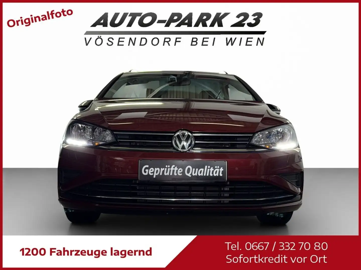 Volkswagen Golf Sportsvan **TSI IQ.DRIVE**ORGINAL 27.000KM**MOD2020 Rot - 2