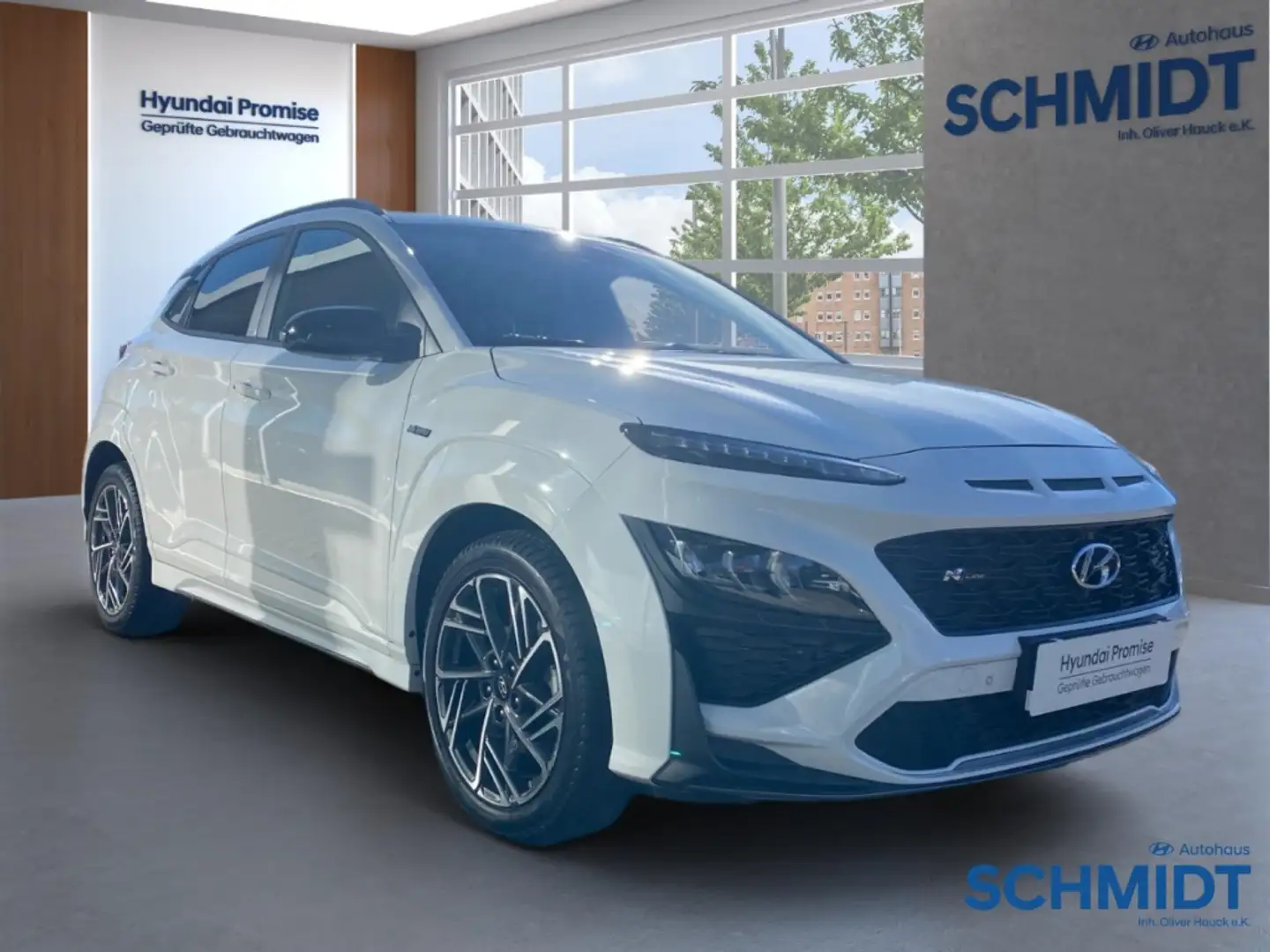 Hyundai KONA N Line Mild-Hybrid 2WD LED Apple CarPlay Android A Blanc - 2