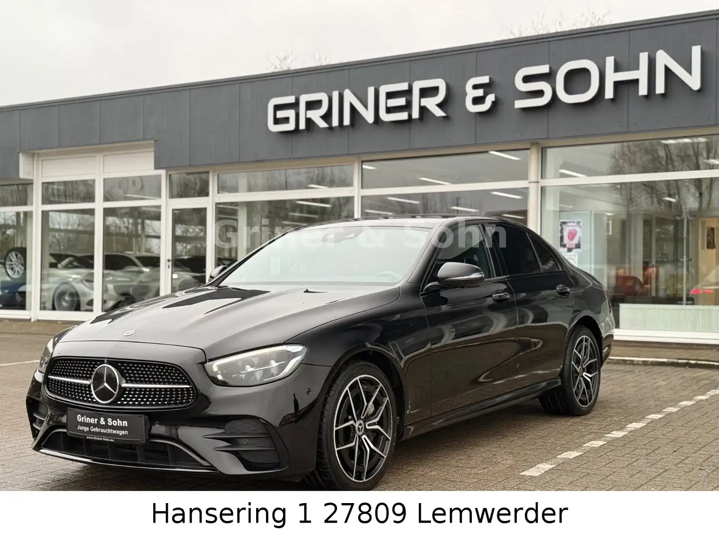 Mercedes-Benz E 300 de Lim.AMG,19-Zoll,Wide,Burm,360,Distr. Schwarz - 1