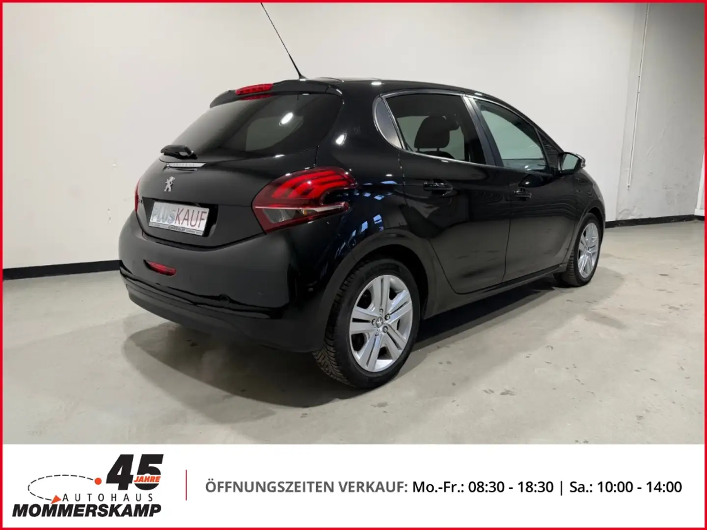 Peugeot 208 Signature Automatik+Panorama+Ambientebel.+Allwette Schwarz - 2