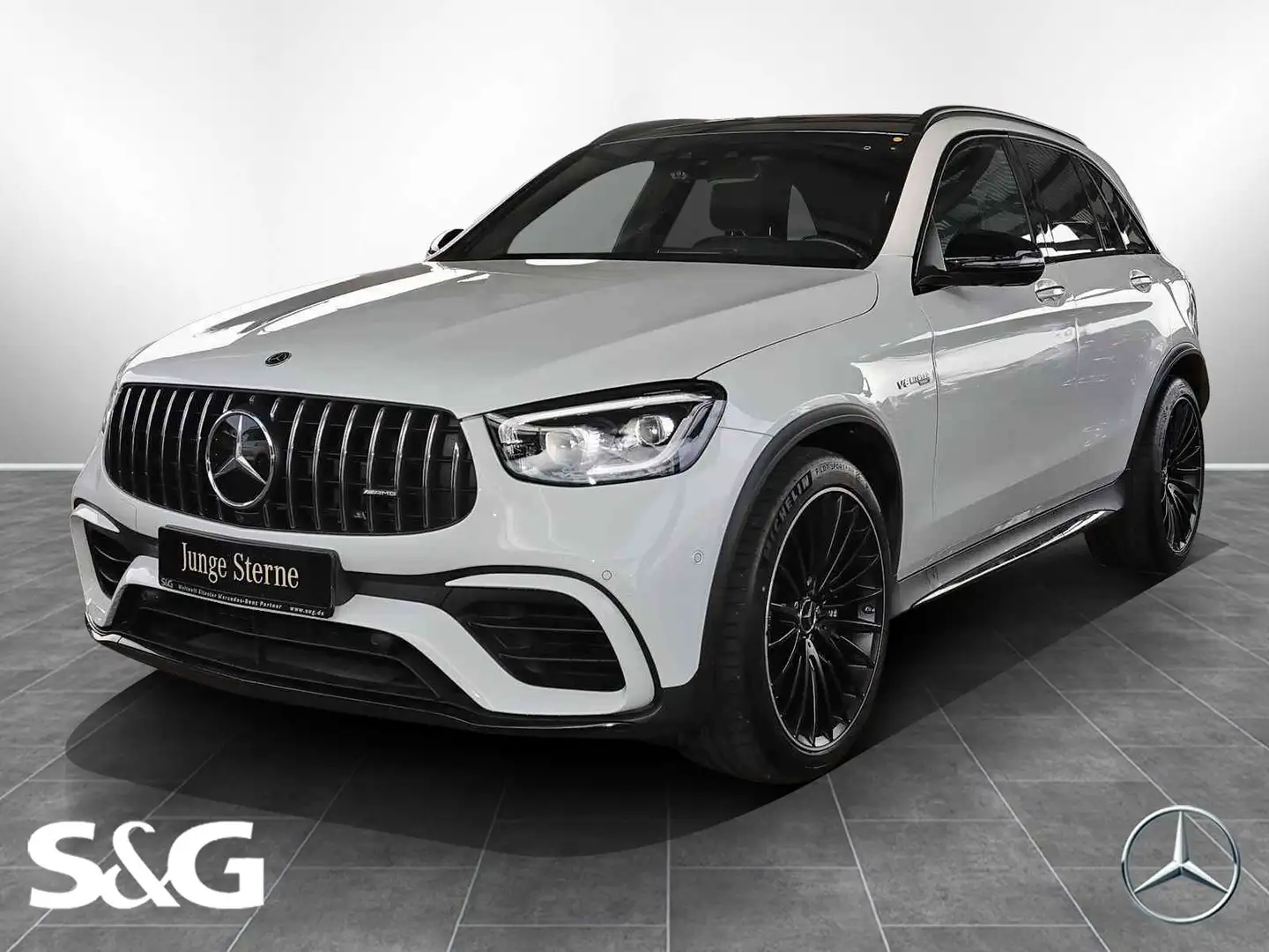 Mercedes-Benz GLC 63 AMG 4MATIC+ PANO+DISTRONIC+360°+LED+21" Weiß - 1