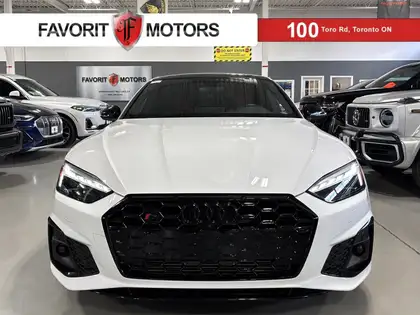 White 2023 Audi S5 Sportback Sedan 8-Speed Automatic
