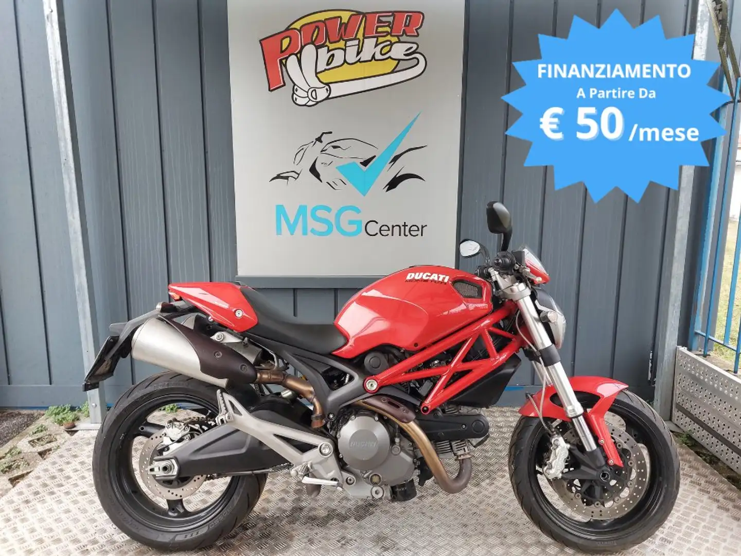 Ducati Monster 696 Piros - 1