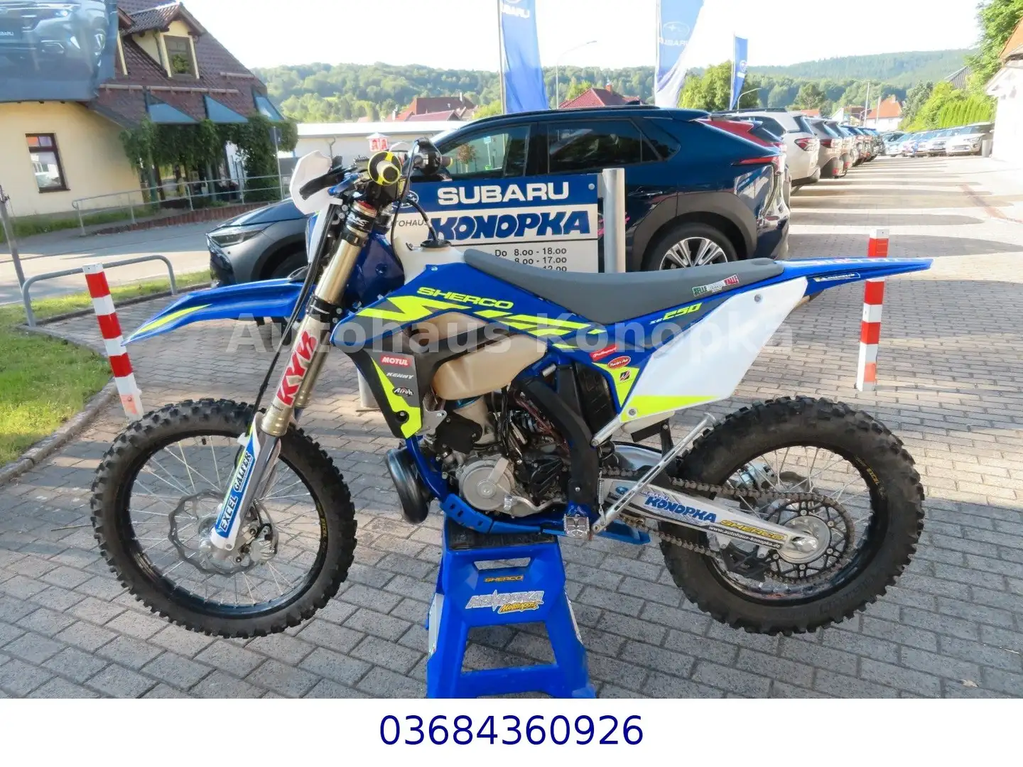 Sherco 250 SEF actory 2020 viel Zubehör Top Zustand TÜV Azul - 2