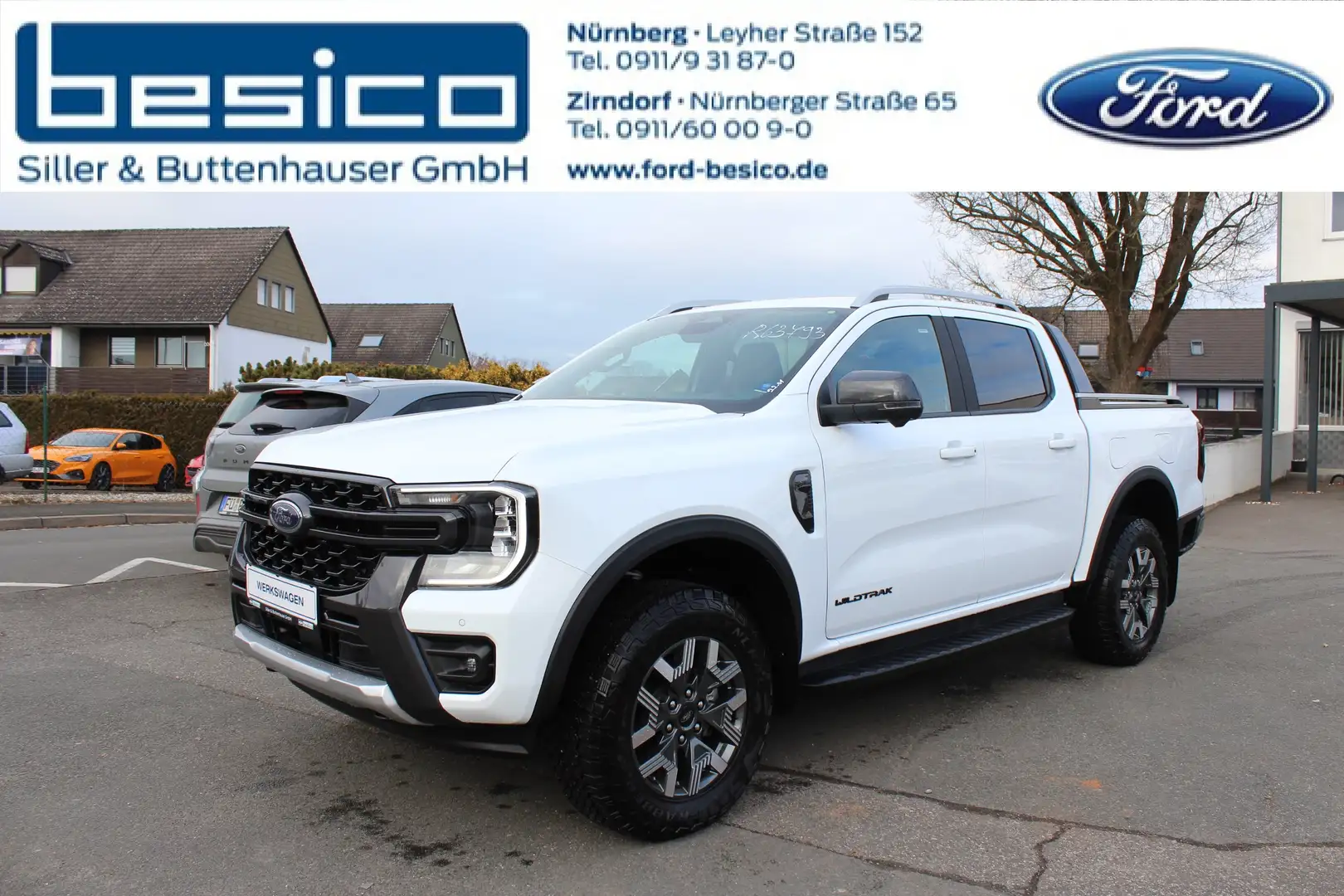 Ford Ranger Wildtrak 2,3EcoBoost Plug-in-Hybrid*AHK*B&O*ACC* Blanc - 1