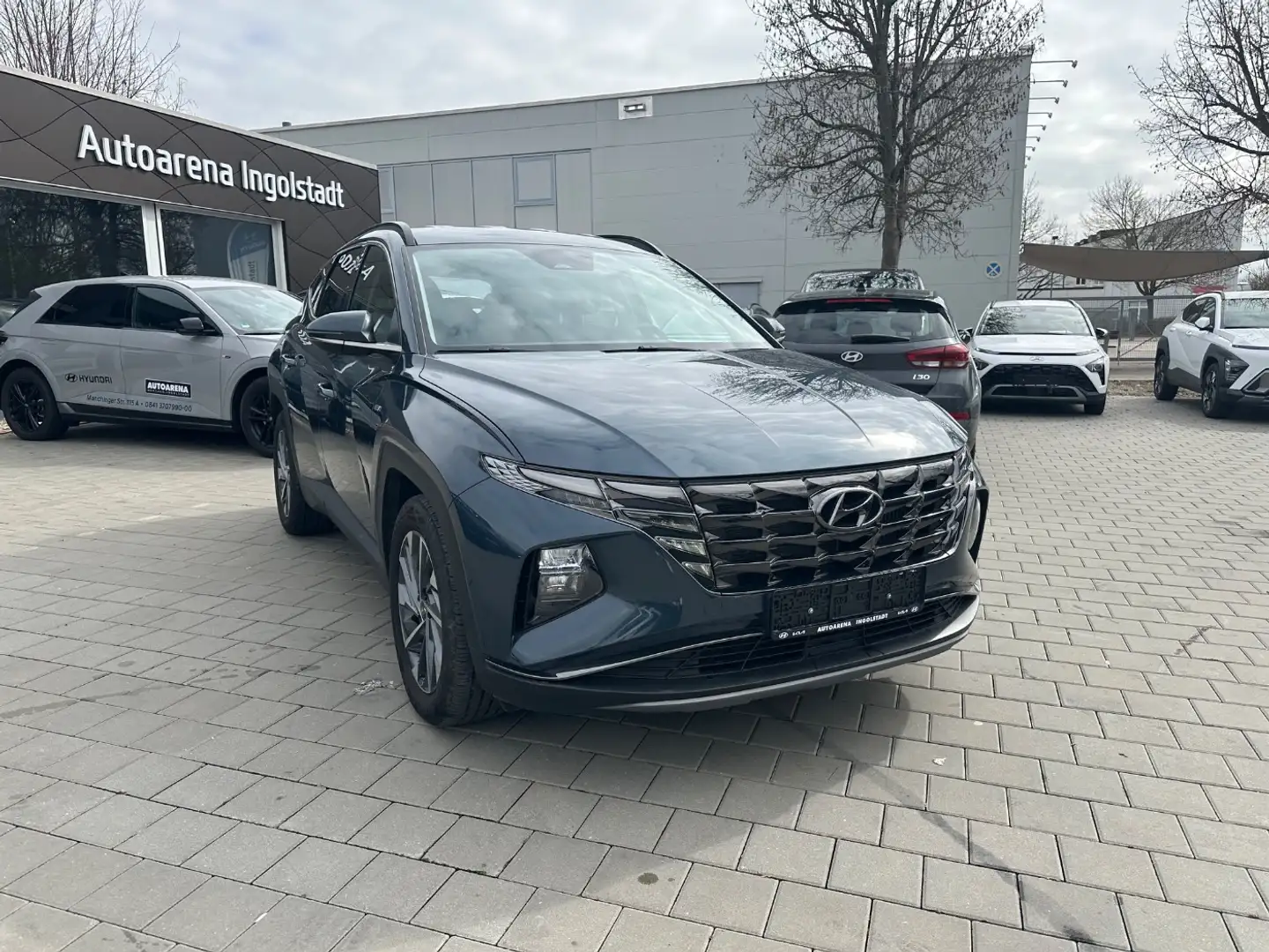 Hyundai TUCSON 1.6 T-GDI FLA SpurH LM 2xKlima PDC Kék - 2