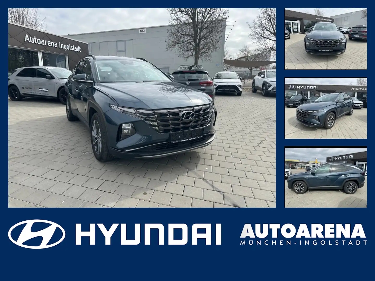 Hyundai TUCSON 1.6 T-GDI FLA SpurH LM 2xKlima PDC Bleu - 1