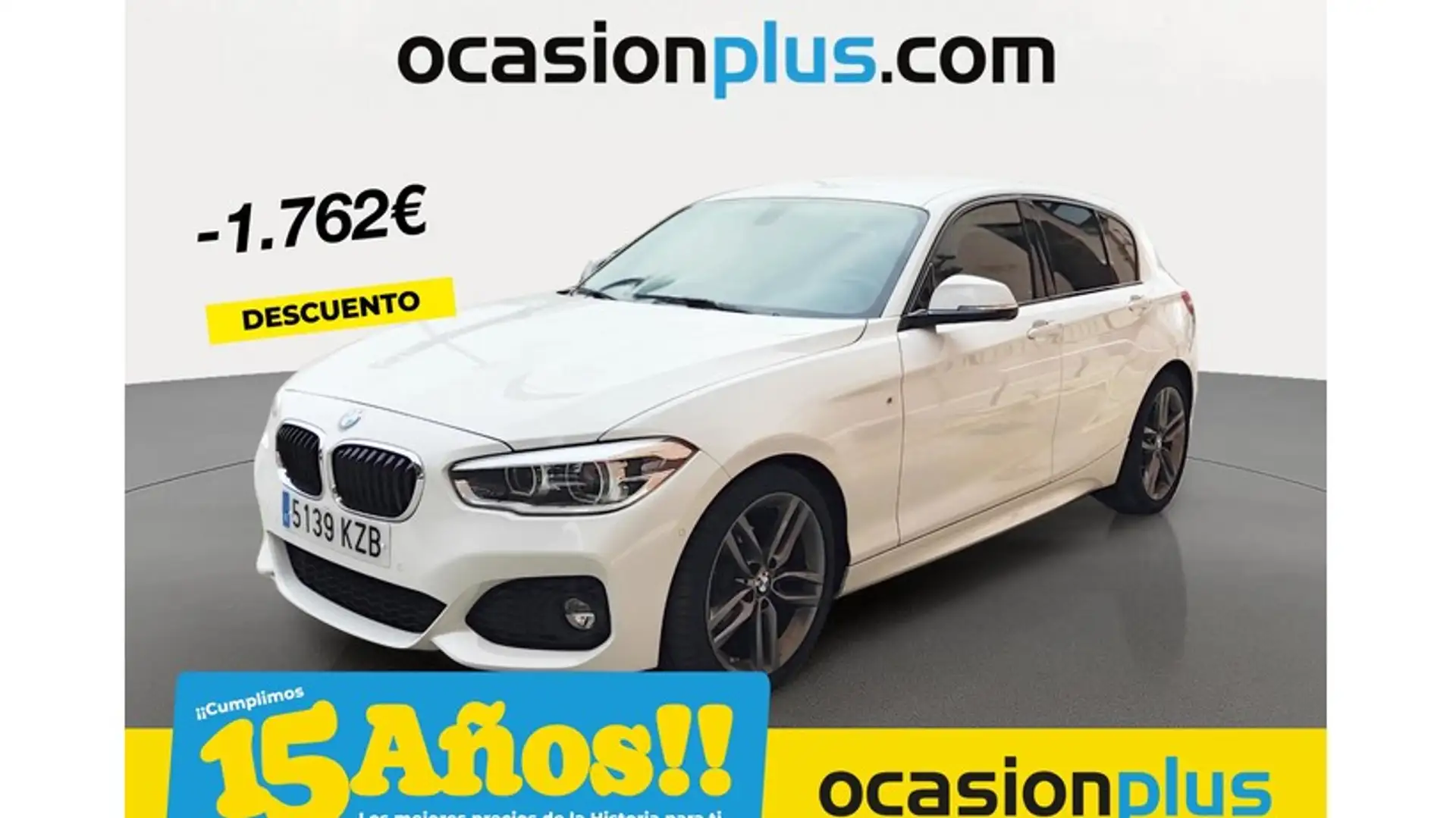 BMW 116 116d Blanc - 1