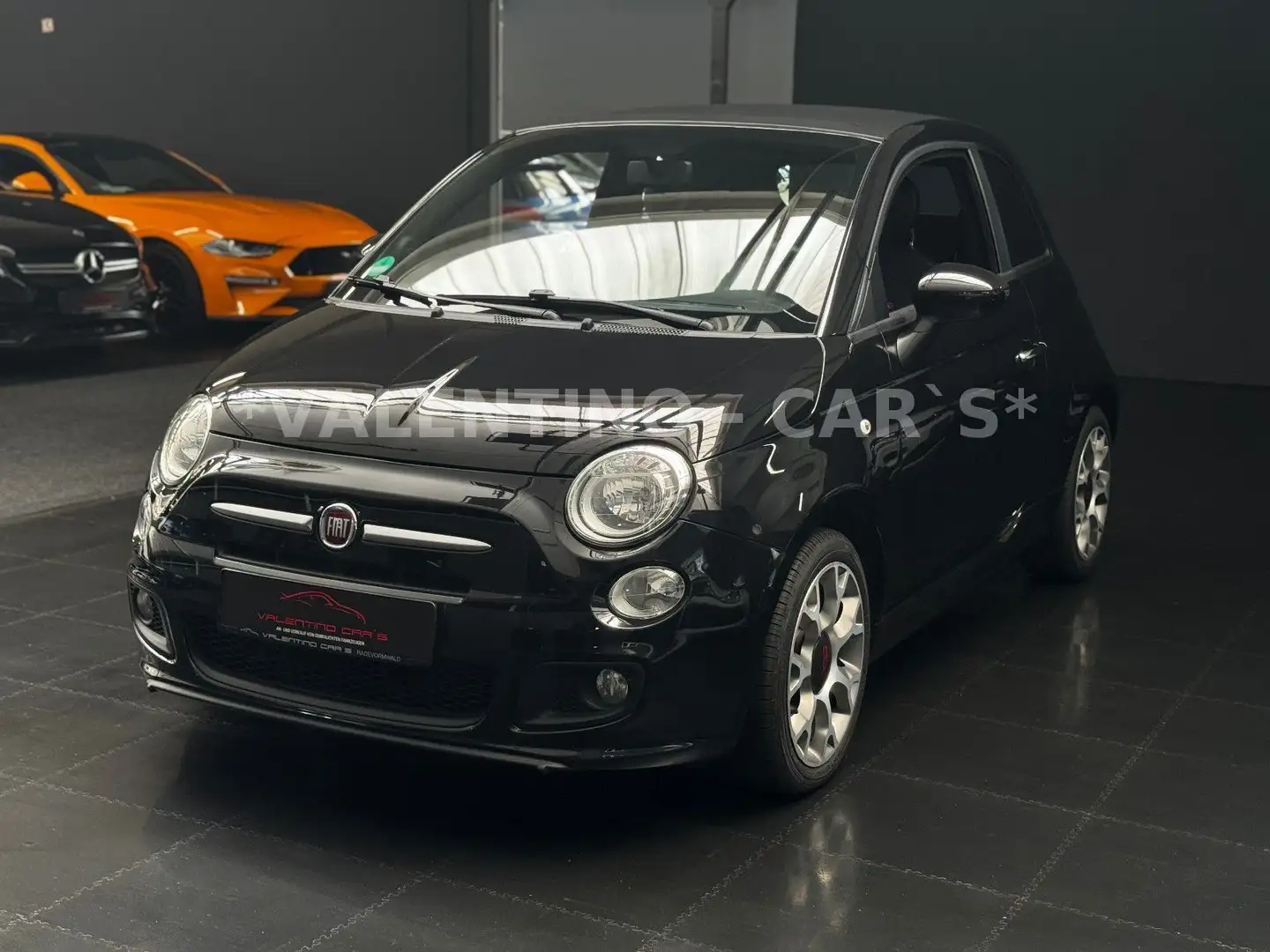 Fiat 500C /Sport/PDC/AC/Blue&Me/AutoH/Alu/1.Hand/Berg/ Zwart - 2