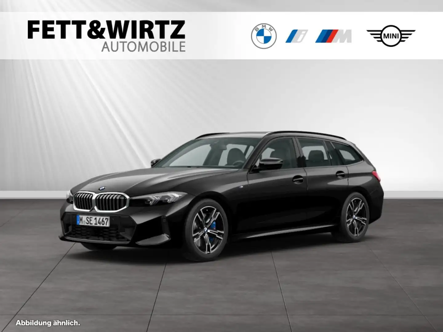 BMW 330 i Touring M Sportpaket|Stop&Go|HiFi|Parkass. Noir - 1