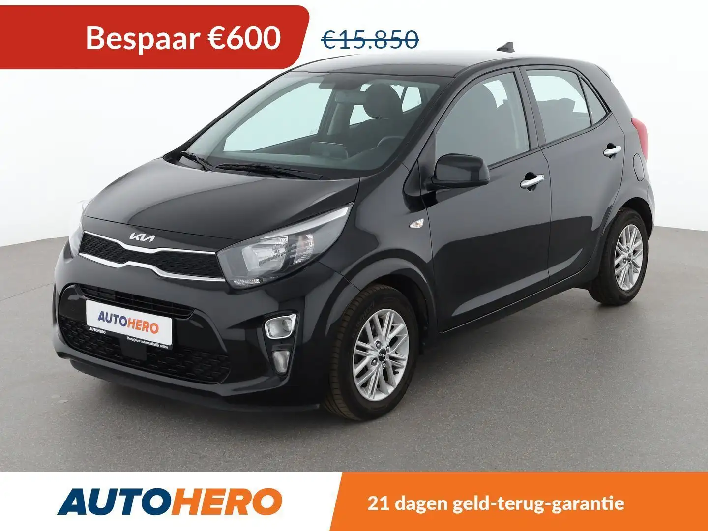 Kia Picanto 1.0 Dream Team Zwart - 1