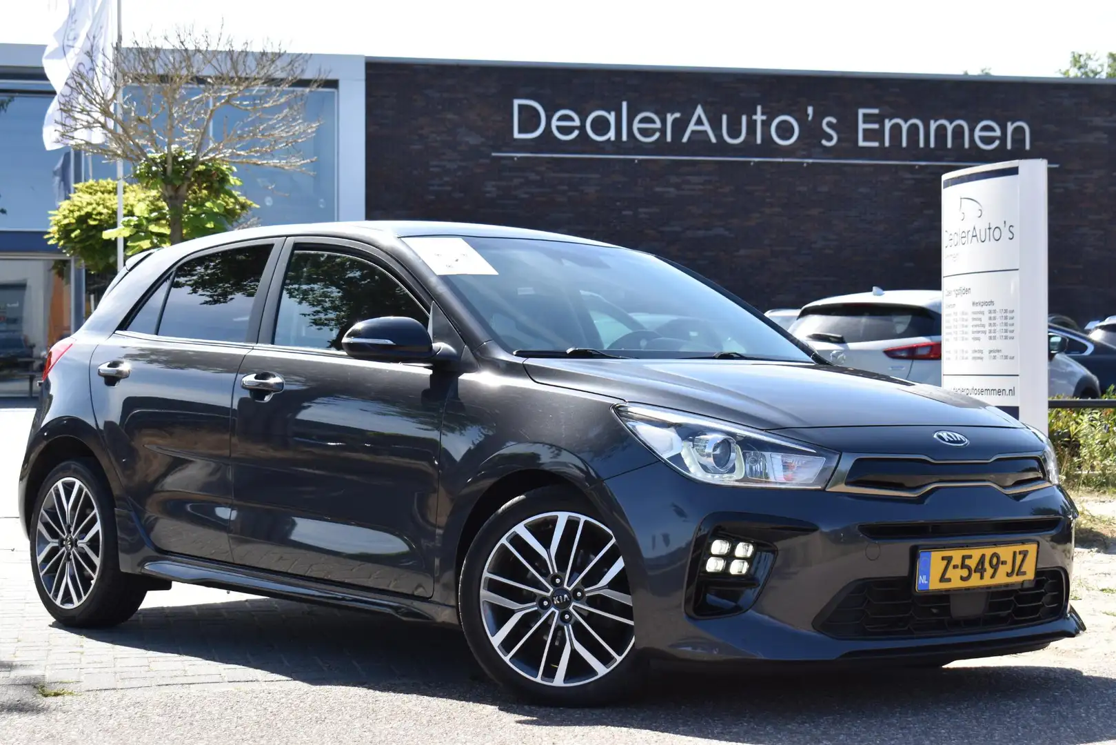 Kia Rio 1.0 TGDI 120PK GT LINE ECC LMV CRUISE Grijs - 1