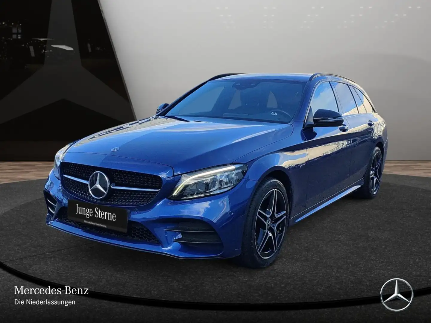 Mercedes-Benz C 300 e T AMG+NIGHT+AHK+MULTIBEAM+KAMERA+SPUR+TOTW Blau - 2