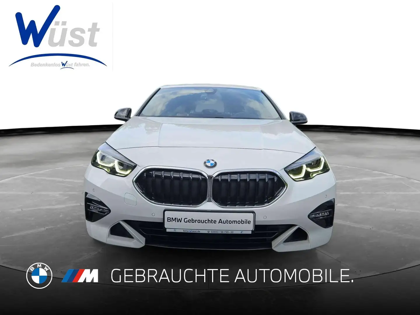 BMW 220 i 1.HAND | NAVI | HEAD UP | AUTOMATIK Blanco - 2
