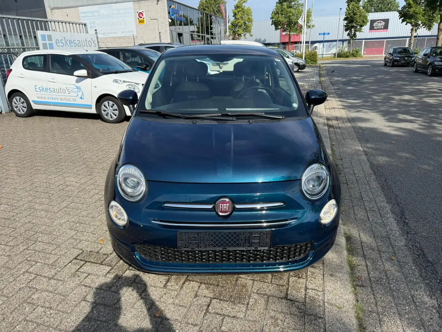 Fiat 500 1.2 Lounge, Leder, Panorama, Navigatie, 1e eigenaa Blu/Azzurro - 2
