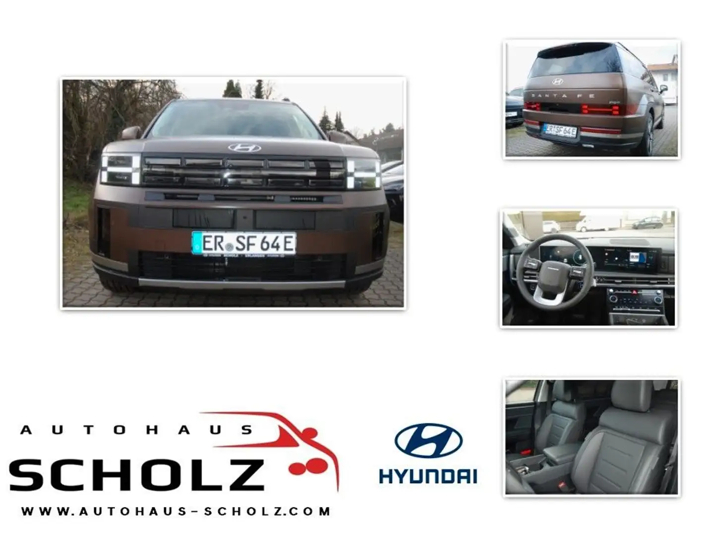 Hyundai SANTA FE 1.6 T Plug-in 4WD Signature Komfort Te Braun - 1