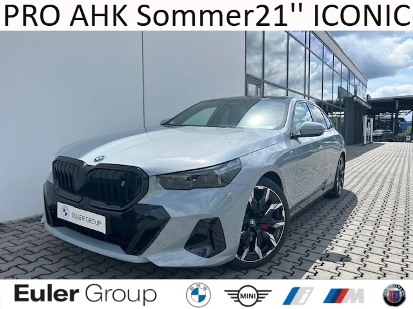 BMW i5 eDrive40 M-Sport PRO AHK Sommer21'' ICONIC B/W Pan Szürke - 1