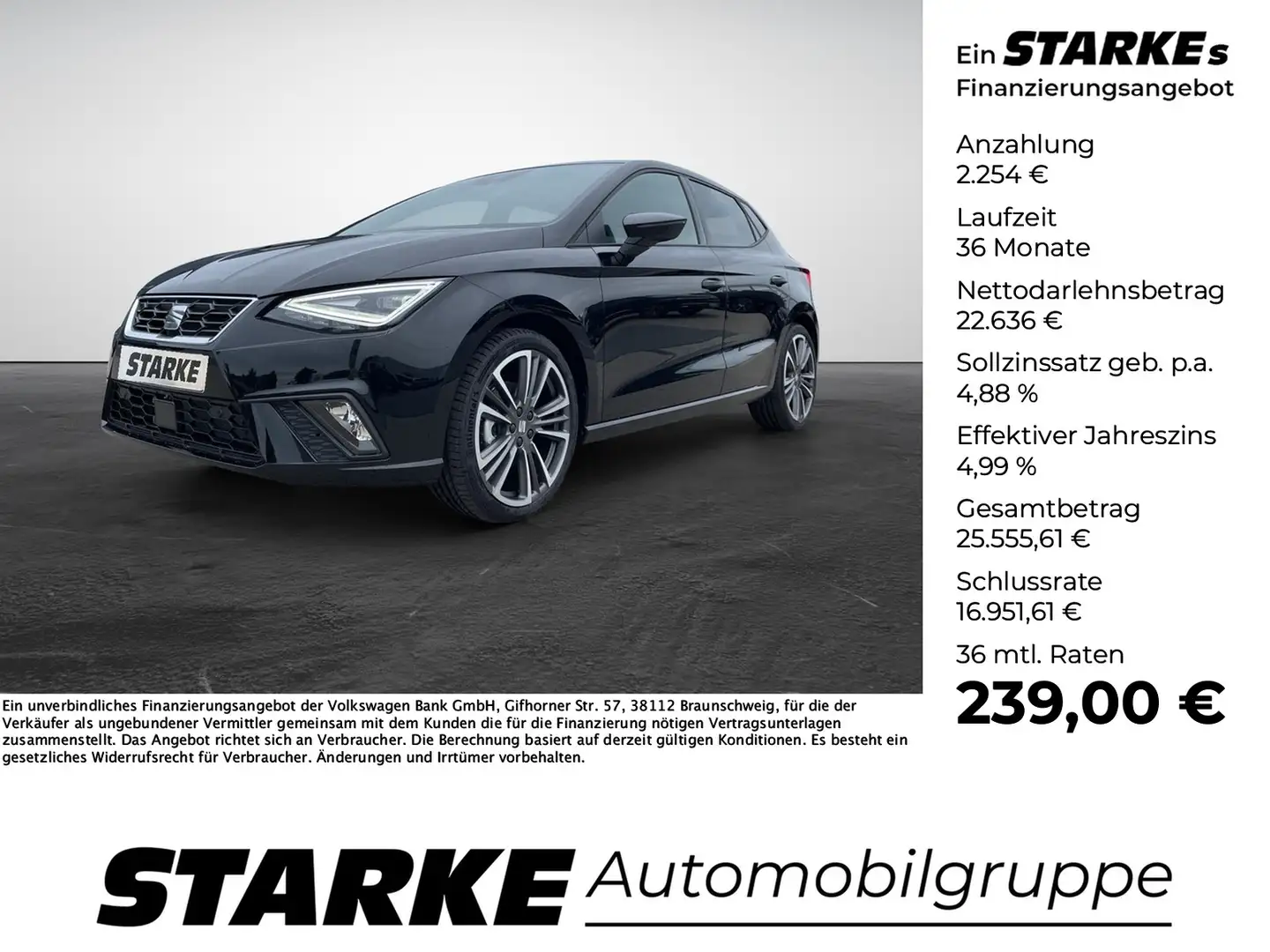 SEAT Ibiza FR 1.5 TSI DSG Anniversary Edition Zwart - 1