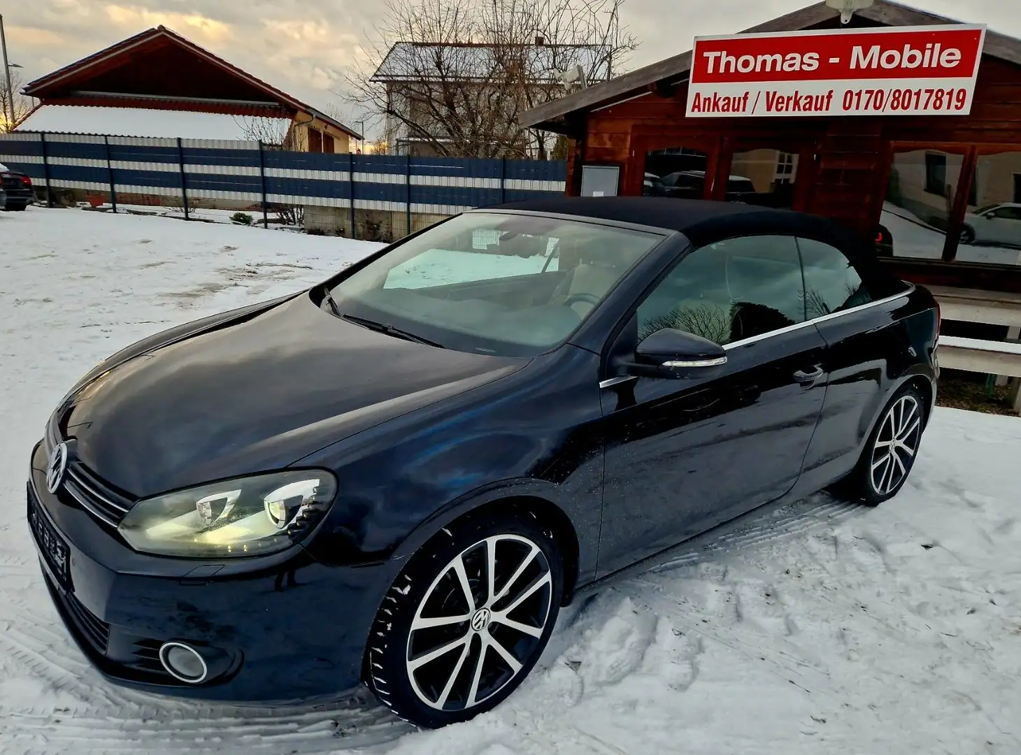 Volkswagen Golf TSI Cabrio Exclusive Topausstattung Schwarz - 1