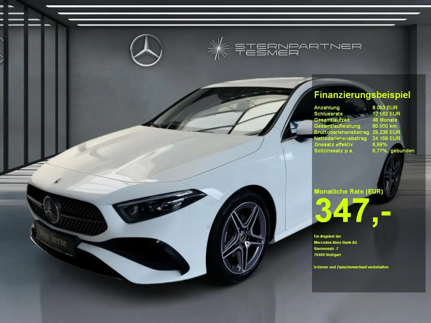 Mercedes-Benz A 200 +AMG+Sportausp.+KAMERA+AHK+Ambiente+SHZ Wit - 1