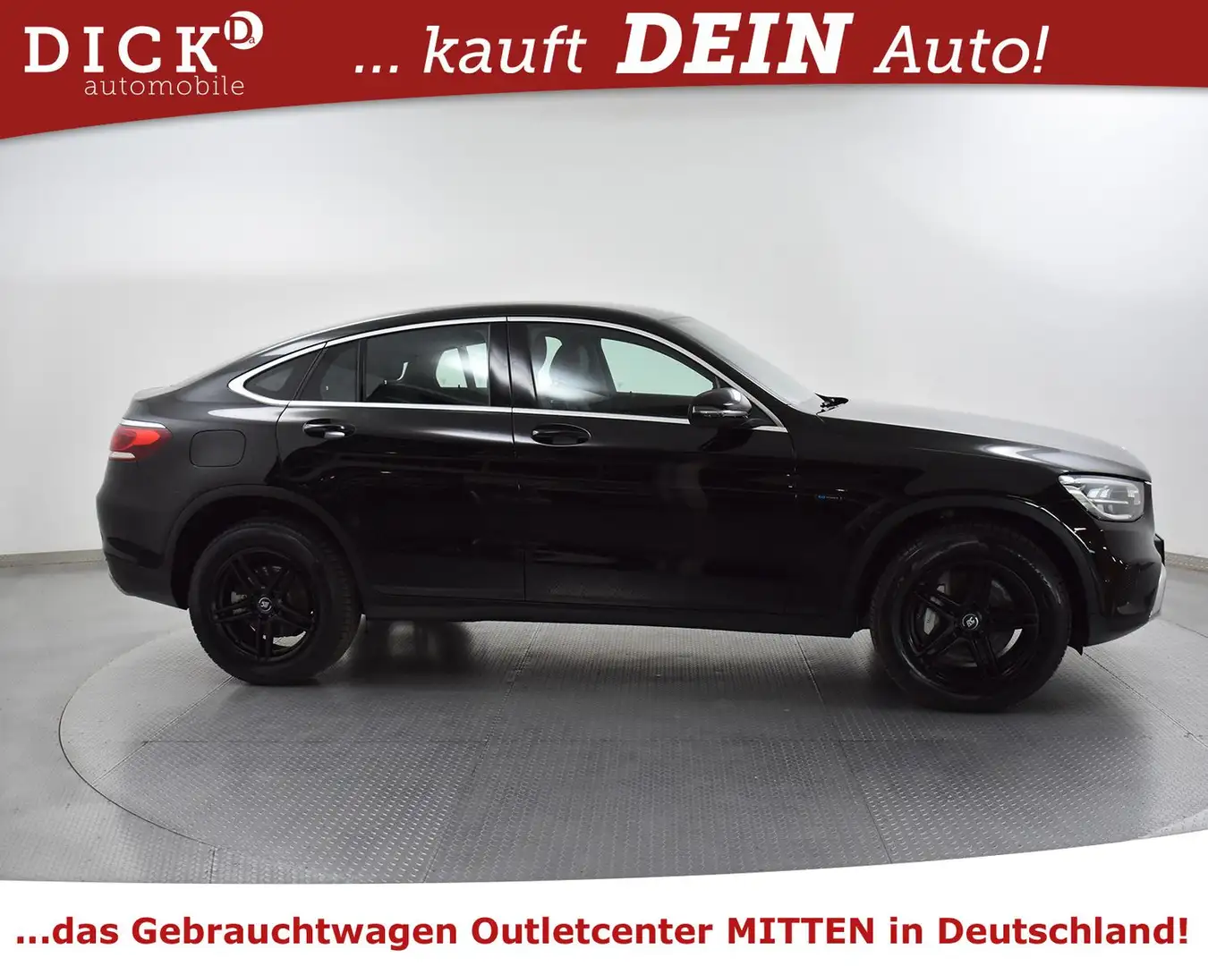 Mercedes-Benz GLC 300 GLC300de Coupe 4M STANDHZ+KAM+LEDER+NAV+LED+SHZ Schwarz - 2