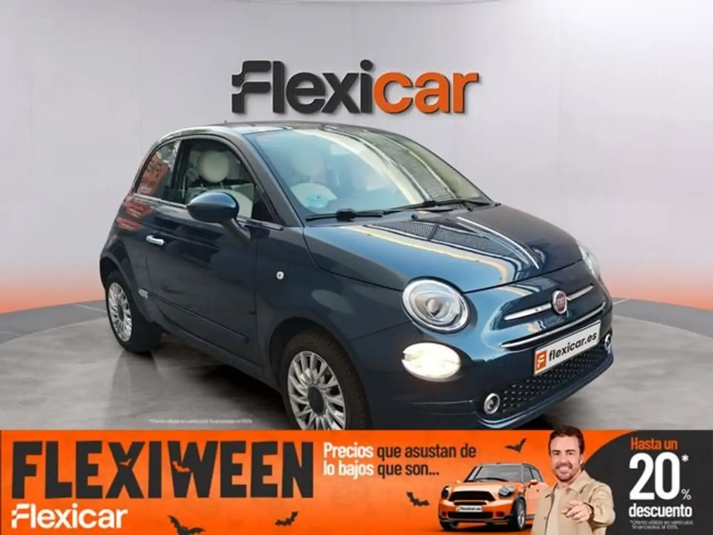 Fiat 500 1.2 Lounge Azul - 1