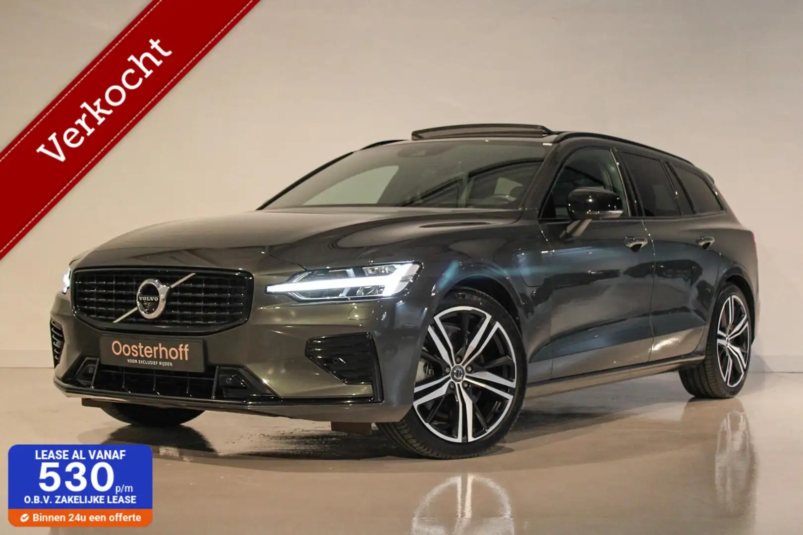 Volvo V60 2.0 T8 R-design Long Range AWD | PANO | HUD Gris - 1