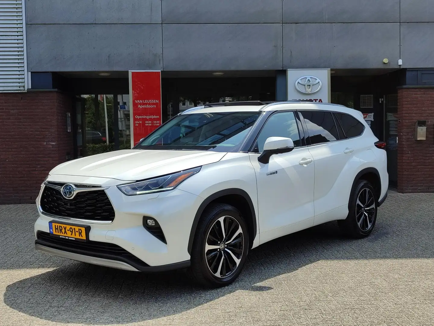 Toyota Highlander 2.5 AWD Hybrid PREMIUM 7-PERS LEER STOELVERW/KOELI Blanc - 1