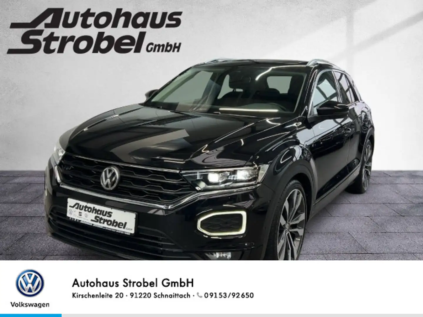 Volkswagen T-Roc 1.5 TSI DSG "UNITED" R-Line ACC LED Navi K Schwarz - 1