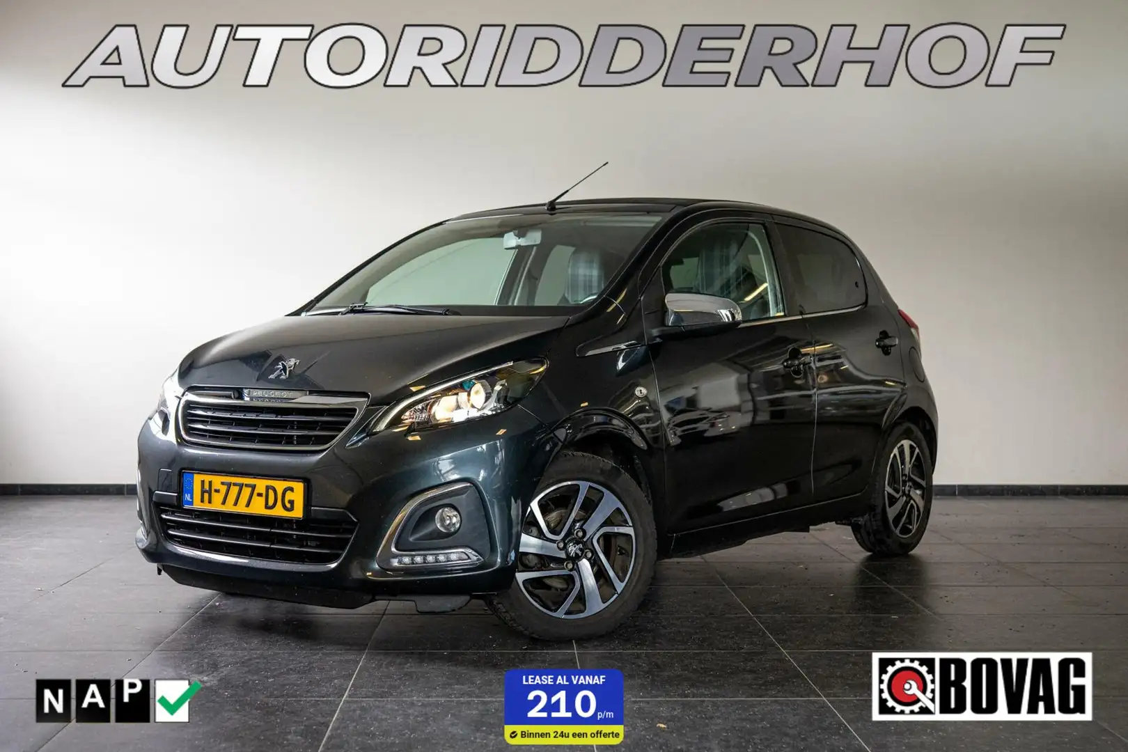 Peugeot 108 TOP! Open dak | Camera | Navi | Climate Control Grijs - 1