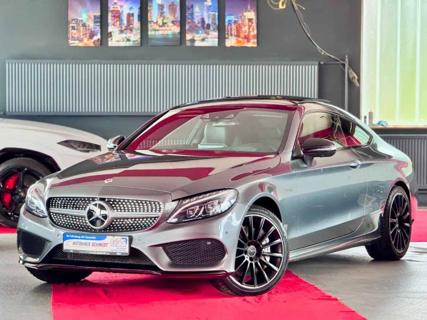 Mercedes-Benz C 43 AMG Coupe 4M Pano HeadUp Saga Burmester 360 Gris - 1