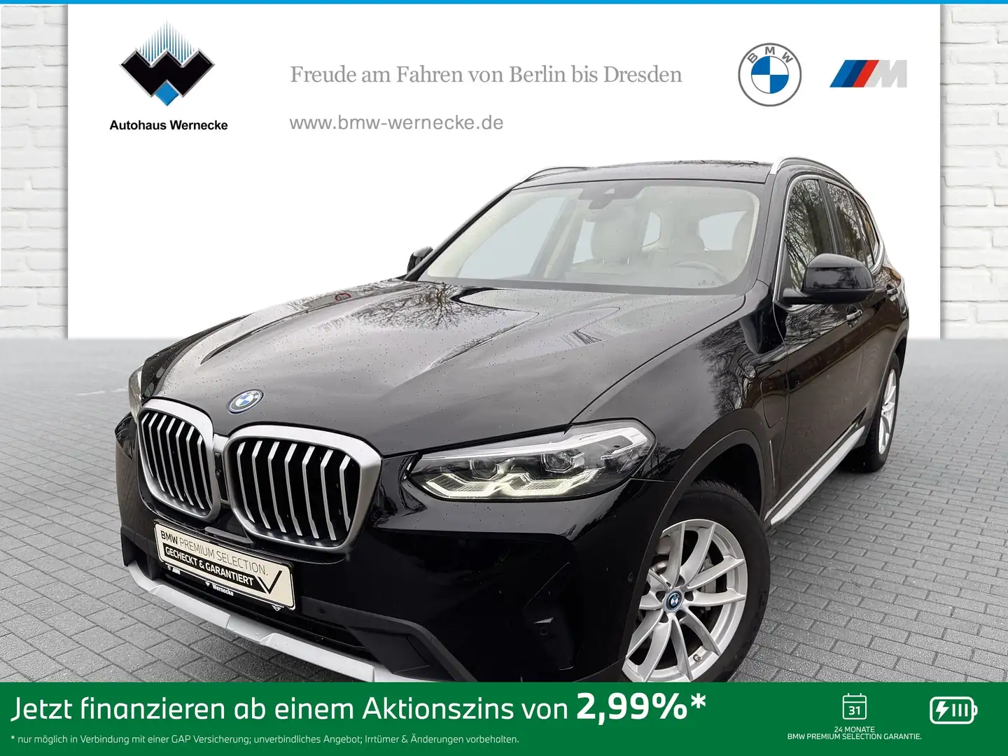 BMW X3 xDrive30e HiFi DAB LED WLAN Parkassistent Schwarz - 1