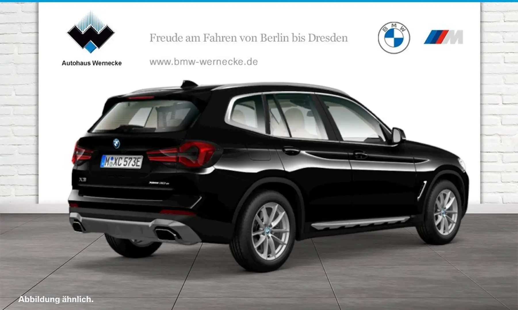 BMW X3 xDrive30e HiFi DAB LED WLAN Parkassistent Noir - 2