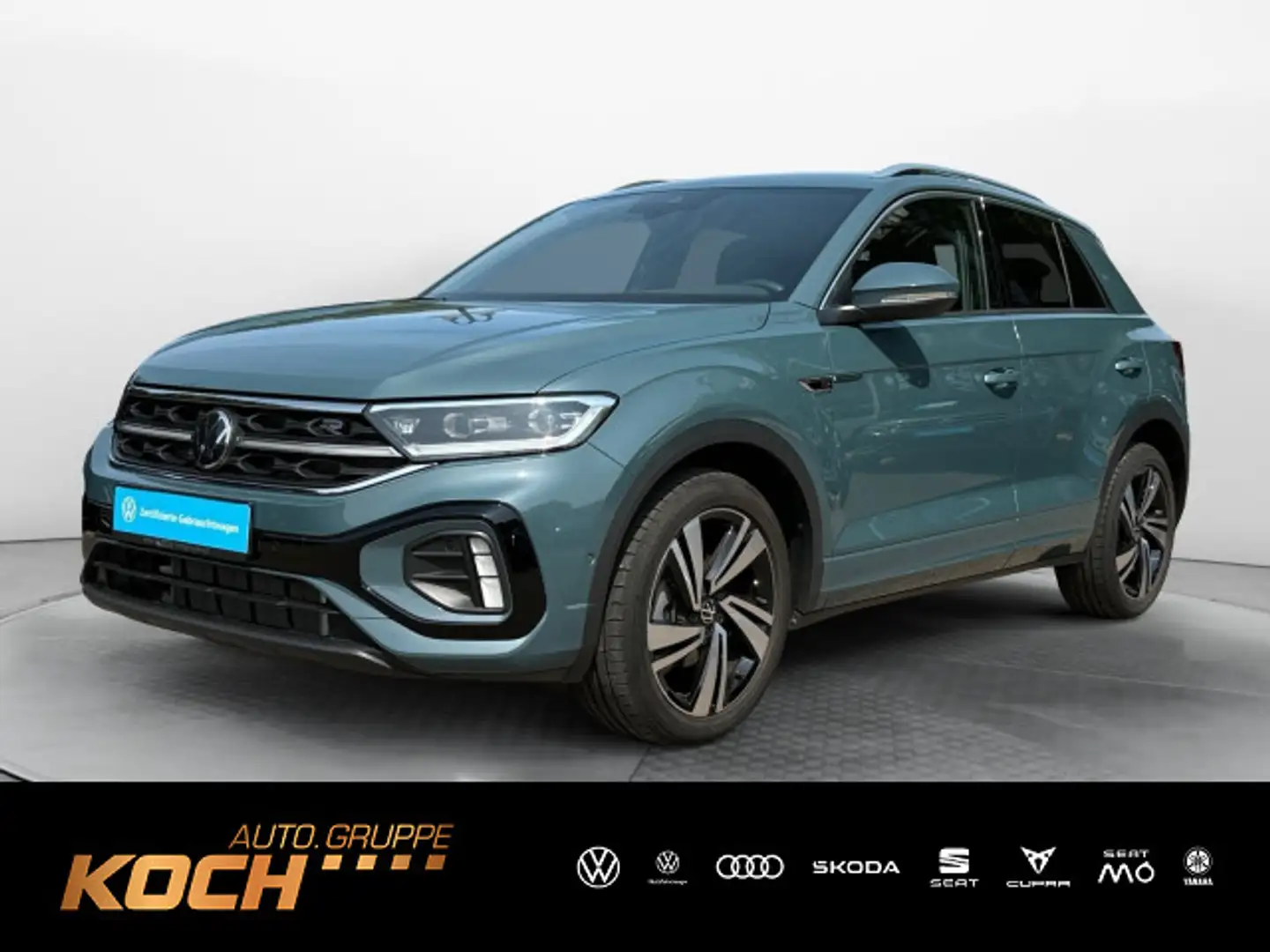 Volkswagen T-Roc 1.5TSI R-Line DSG Navi LED AHK Blau - 1