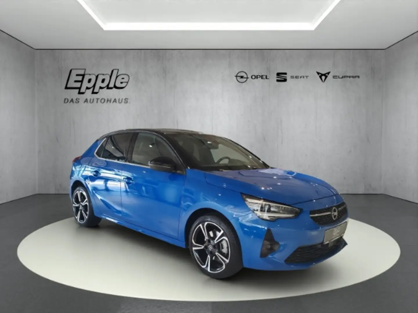 Opel Corsa Ultimate Panodach Navi Leder Massagesitze Kamera Blau - 1