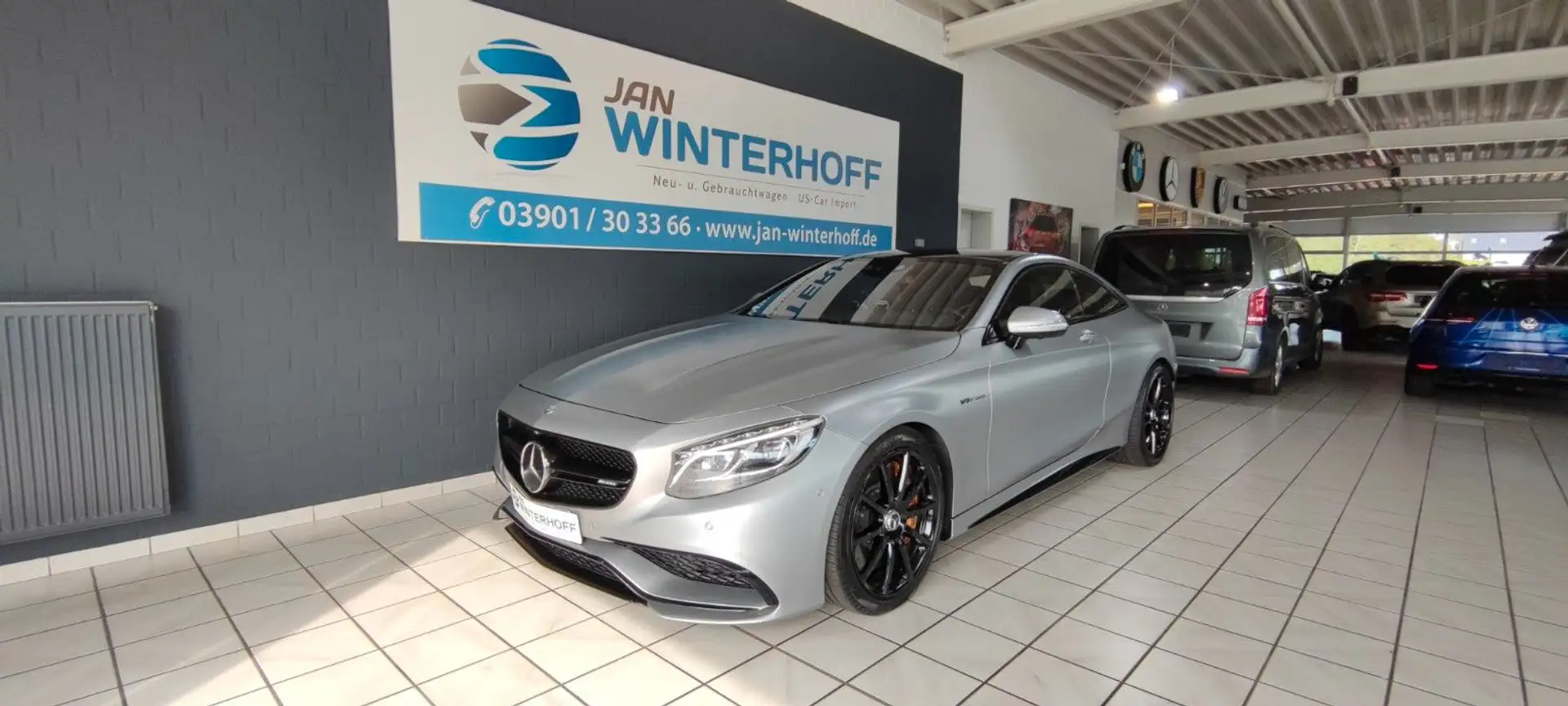 Mercedes-Benz S 63 AMG Coupe 4Matic KERAMIK CARBON PANO 360° Grau - 1