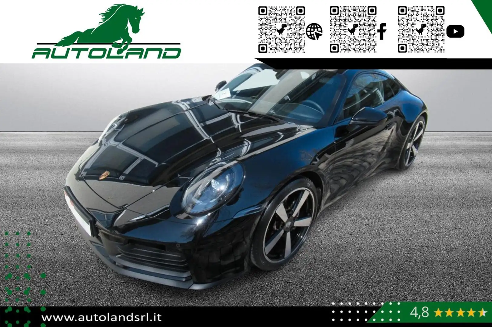 Porsche 911 Carrera*Mod2025-pelle-matrix-Finanz* Nero - 1