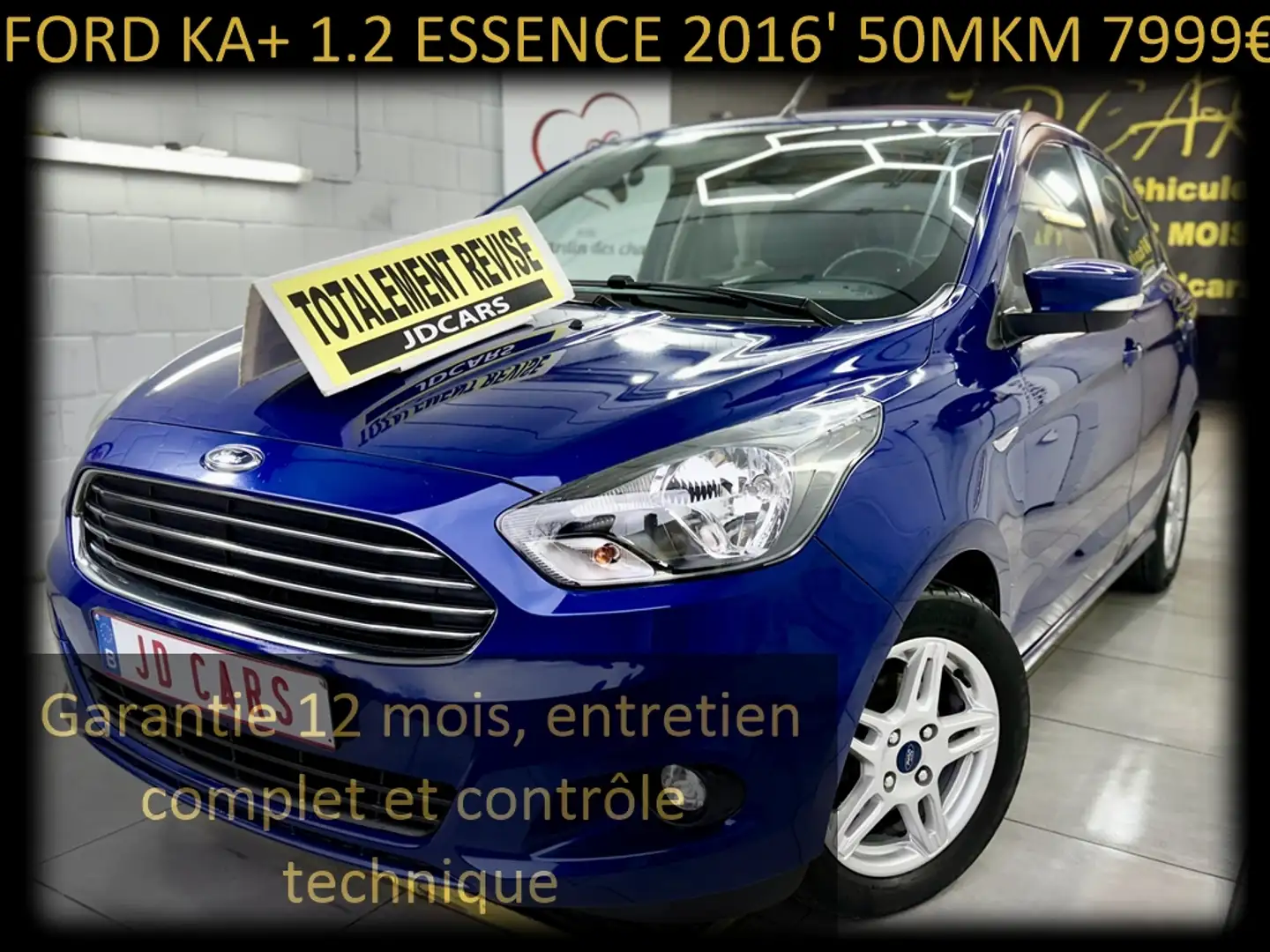 Ford Ka/Ka+ KA+ 1.2 ESSENCE ULTIMATE ‼️GARANTIE 1 AN CTOK‼️ Blau - 1