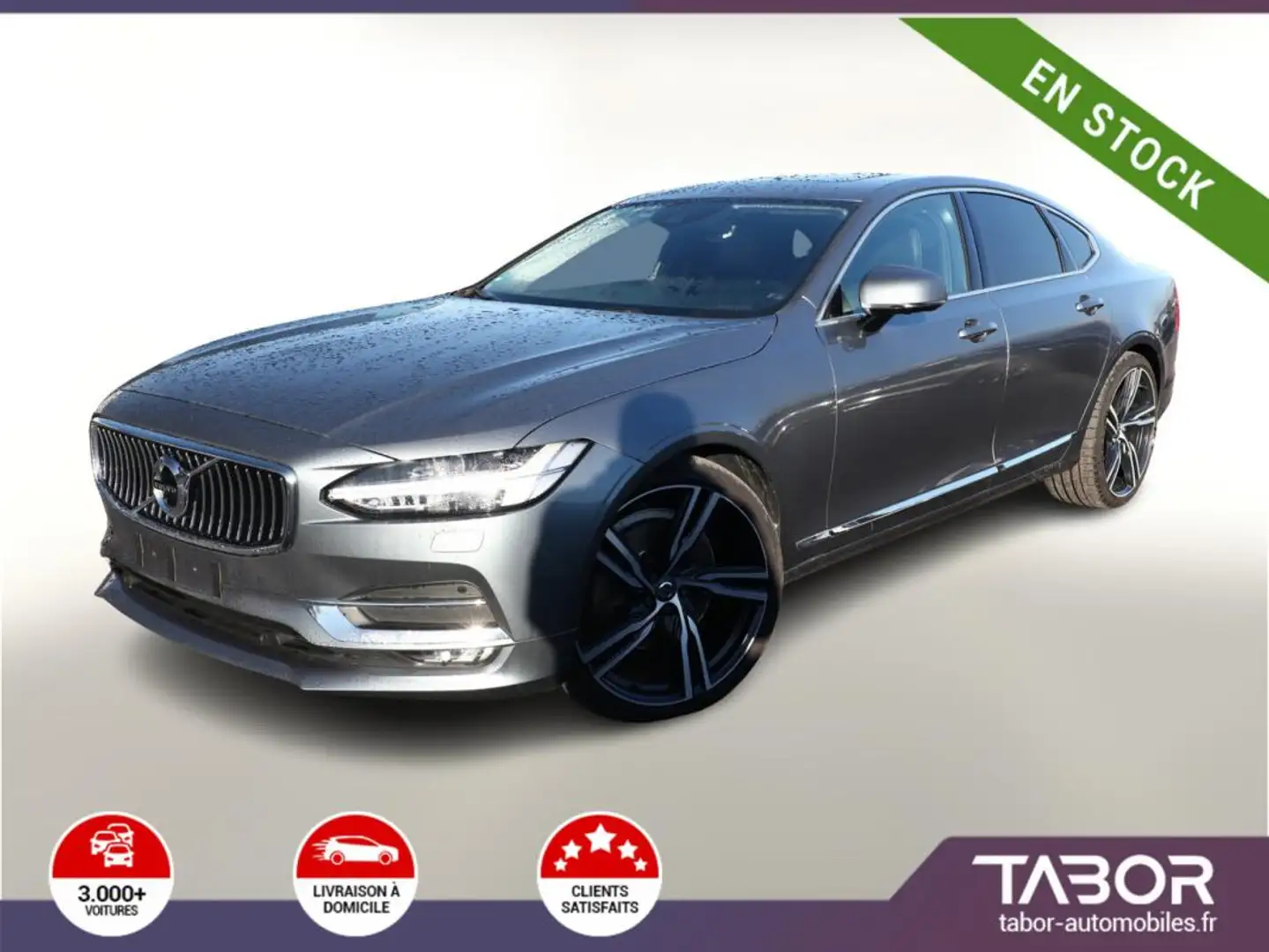 Volvo S90 S 90 D5 AWD Inscription Pano HUD Cam360° Gris - 1