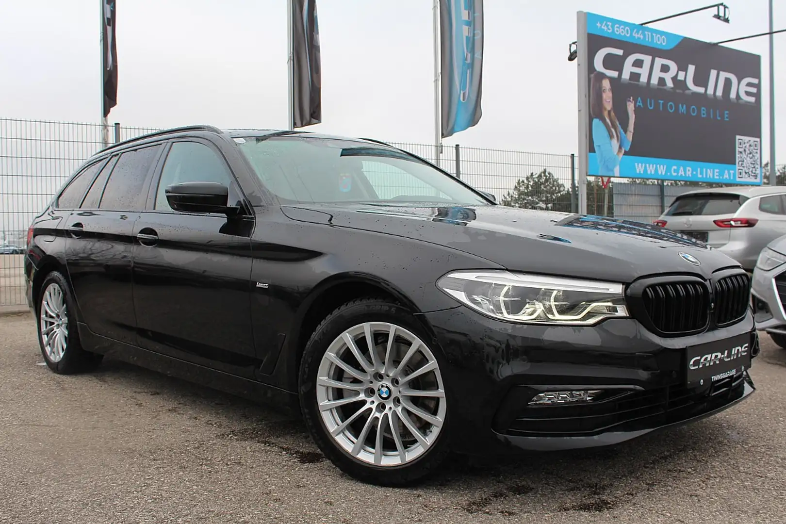 BMW 520 d Touring Luxury 360°,Panorama,Digitacho,Keyles... Noir - 1
