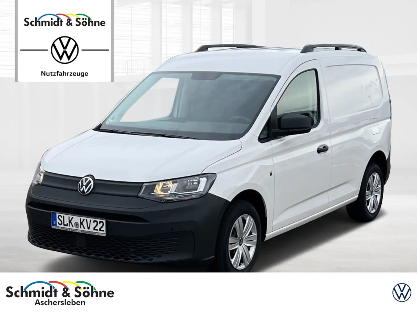 Volkswagen Caddy Cargo 1,5 TSI 6-Gang EPH, KLIMA, BC, SHZ, White - 1