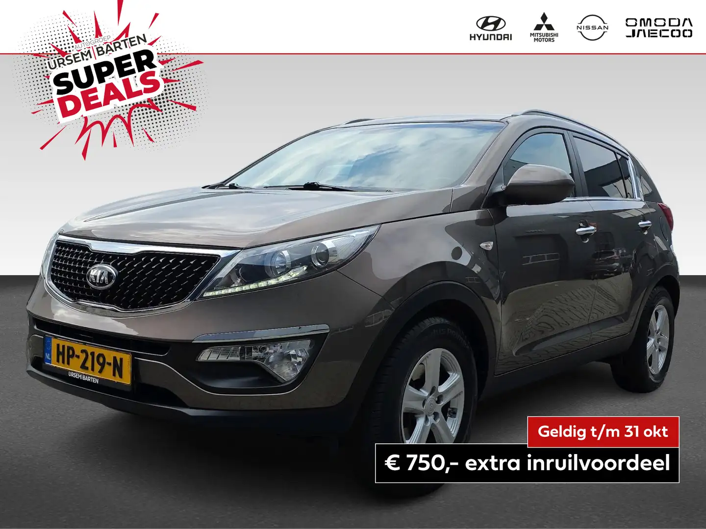 Kia Sportage 1.6 GDI X-treme ComfortLine | navigatie | parkeerc Brun - 1