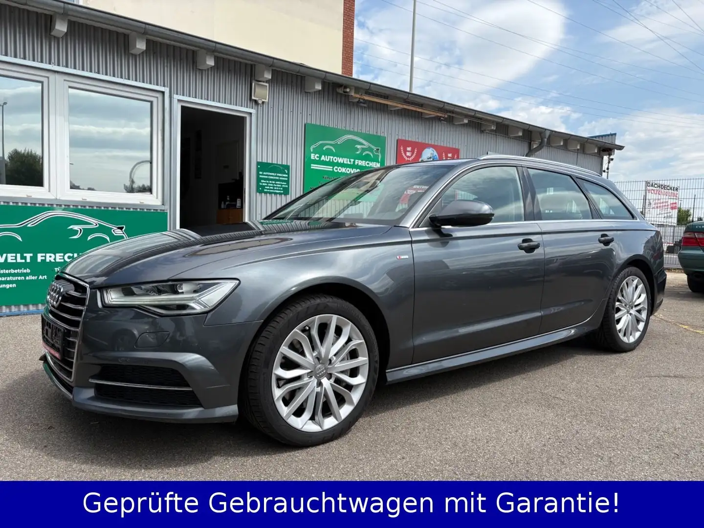 Audi A6 Avant 3.0 TFSI quattro*LEDER*S-LINE*TÜV-NEU* Grijs - 1