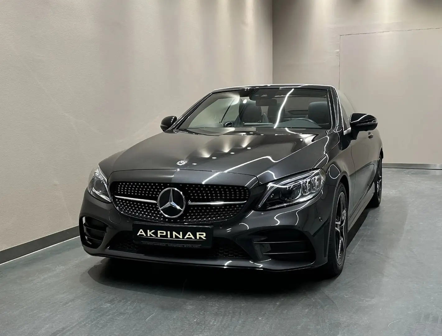 Mercedes-Benz C 200 C200 Cabrio *AMG LINE*NIGHT*BURM*SITZKLIMA*360°* Grau - 2