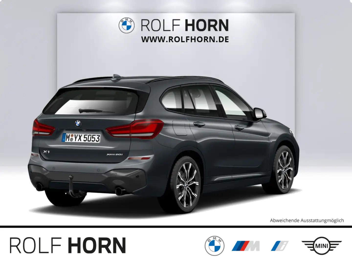 BMW X1 xDrive20i M Sportpaket AHK HiFi RfKam 19" NAV Grau - 2