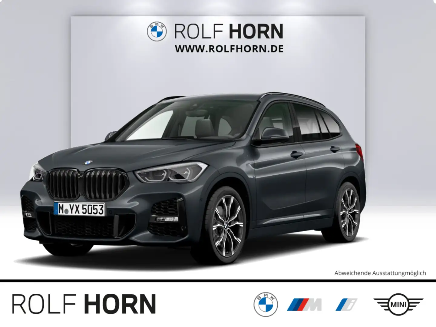 BMW X1 xDrive20i M Sportpaket AHK HiFi RfKam 19" NAV Grau - 1