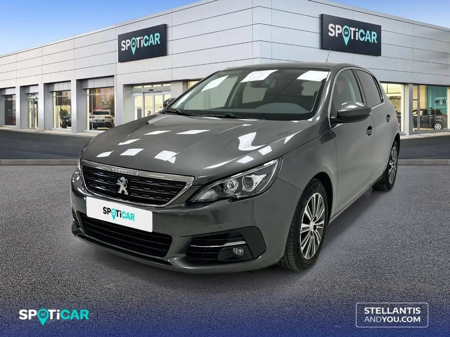 Peugeot 308 5P BlueHDi 100 S&S Allure Gris - 1