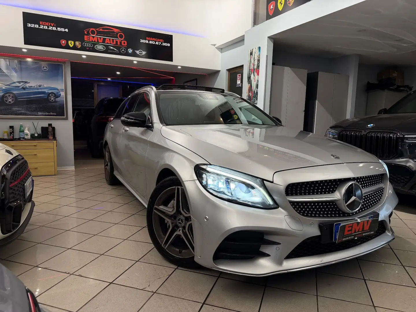 Mercedes-Benz C 220 C 220 d S.W. 4Matic Auto Premium Argento - 1